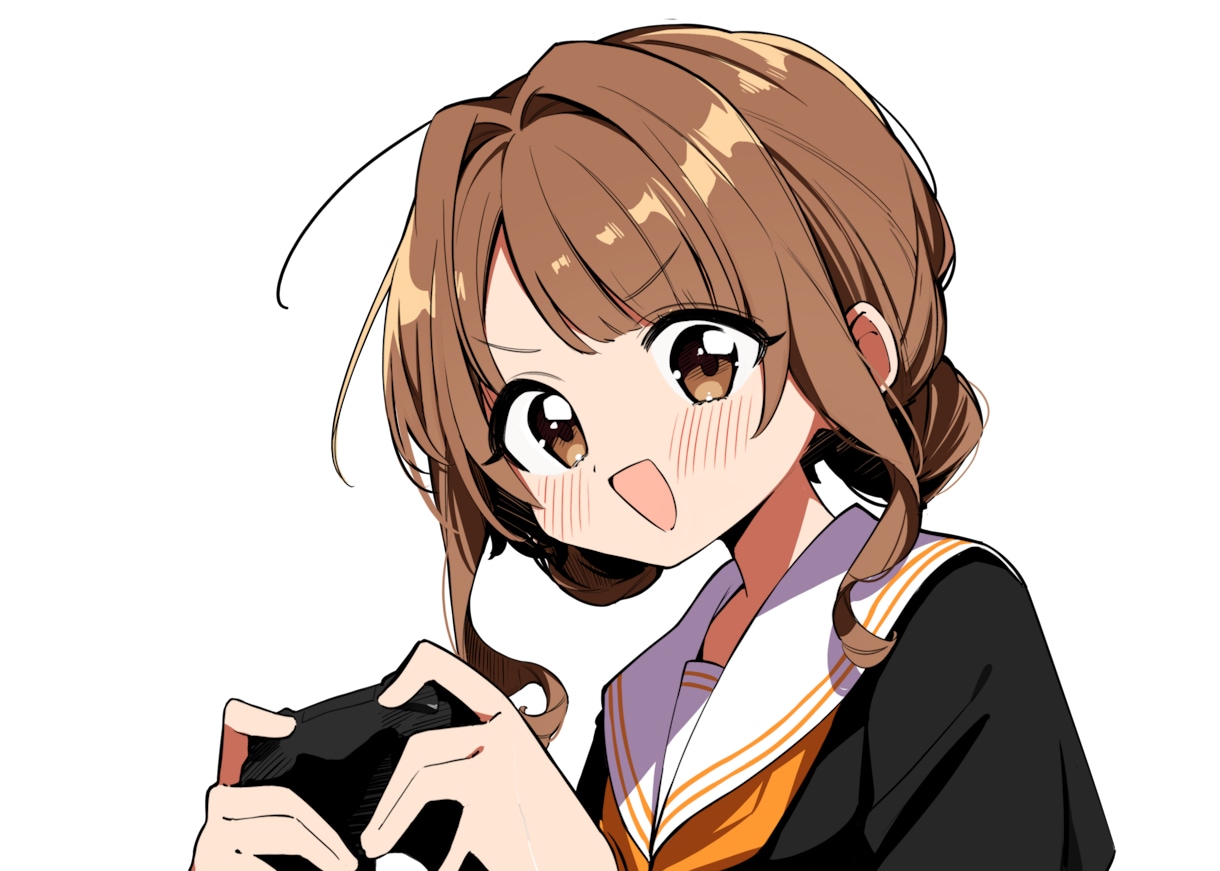 目を引くアニメ塗りのバストアップイラスト描きます SNSや配信のサムネイルなどに！映える1枚をお描きします！ イメージ1