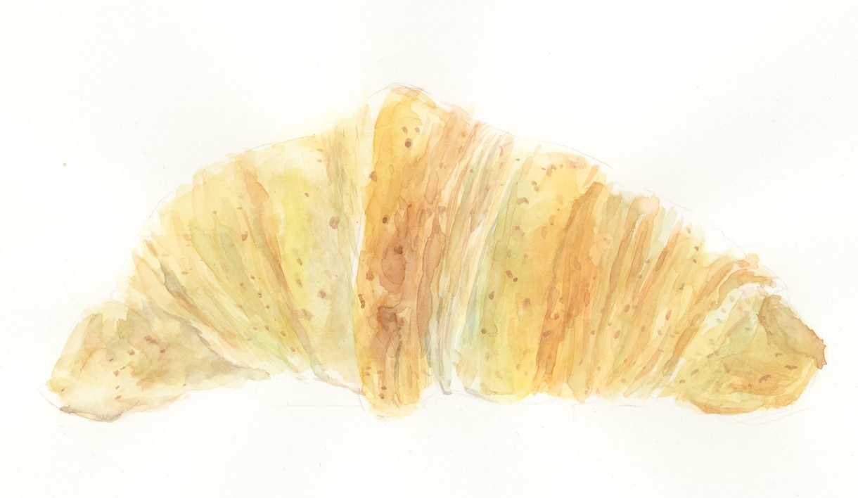 心穏やかになる優しい食べ物イラスト描きます 透明水彩で描く特別な１枚を手元に イメージ2