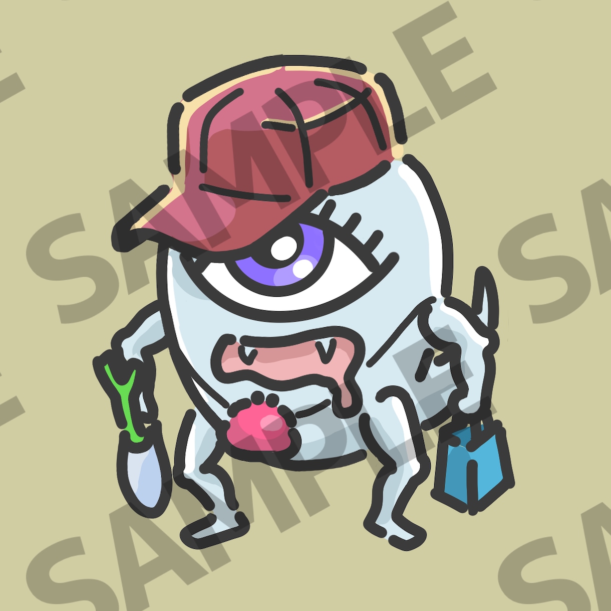SNSアイコンやビジネス用カットイラストを描きます シンプルだけど丁寧なデフォルメイラストです！　※修正無制限 イメージ7