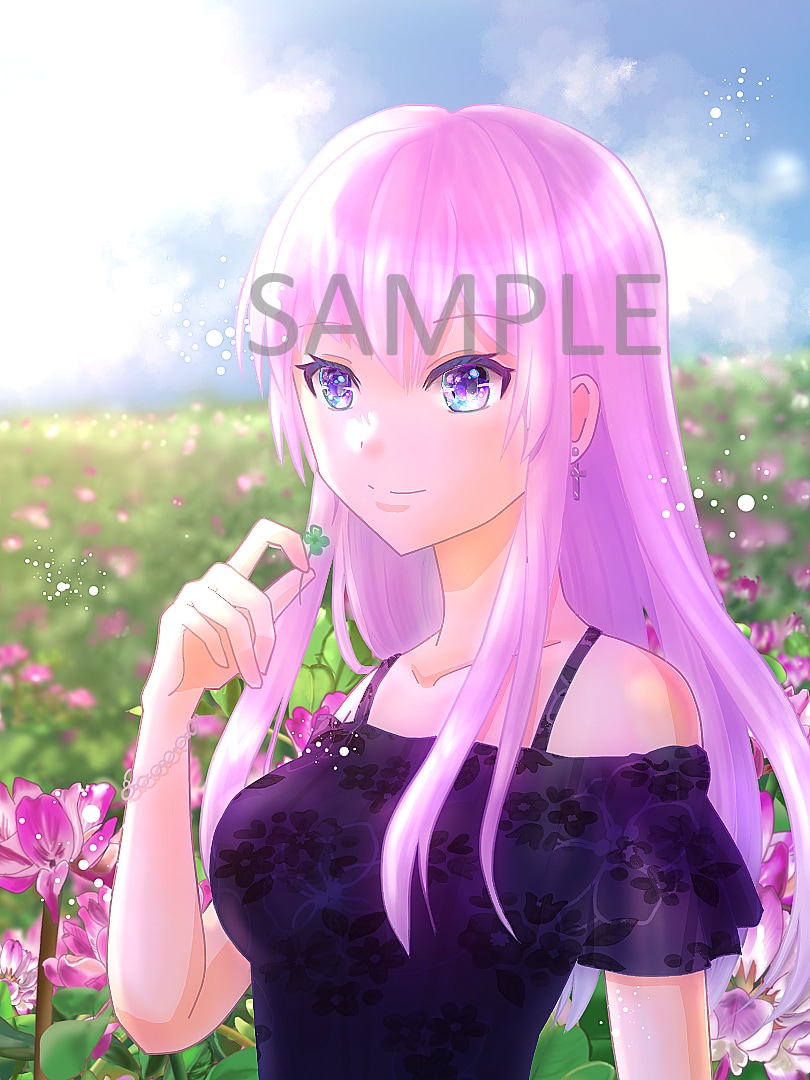 先着順！即日納品｜完成イラスト（美少女）販売します サンプルからお一人お選び頂けます！美少女イラスト販売所 イメージ2