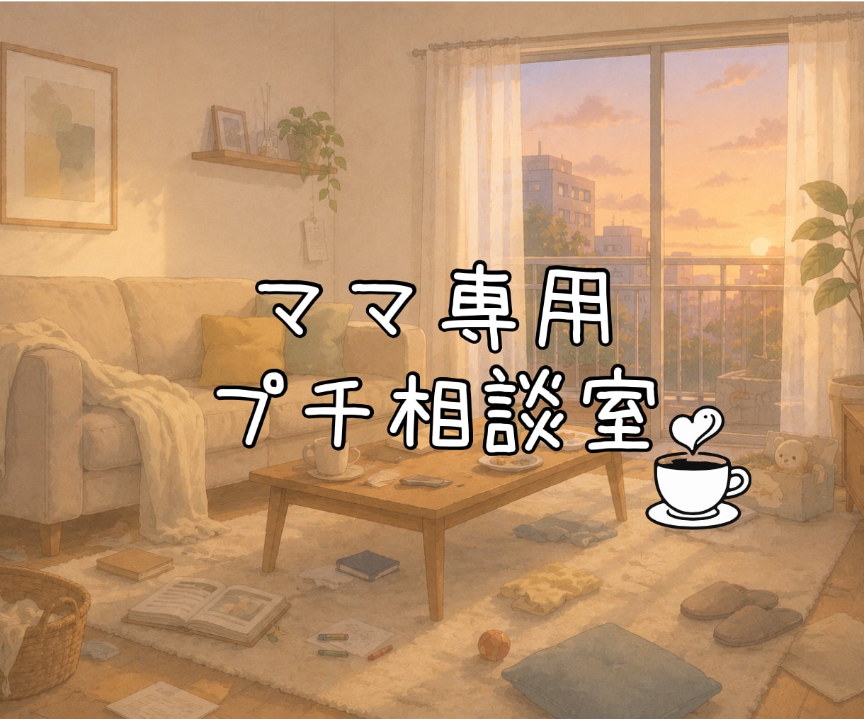 1往復！育児・夫へのモヤモヤ。本音を聴きます ママ限定のプチ相談室♡ワンオペの孤独やイライラを100%肯定 イメージ1