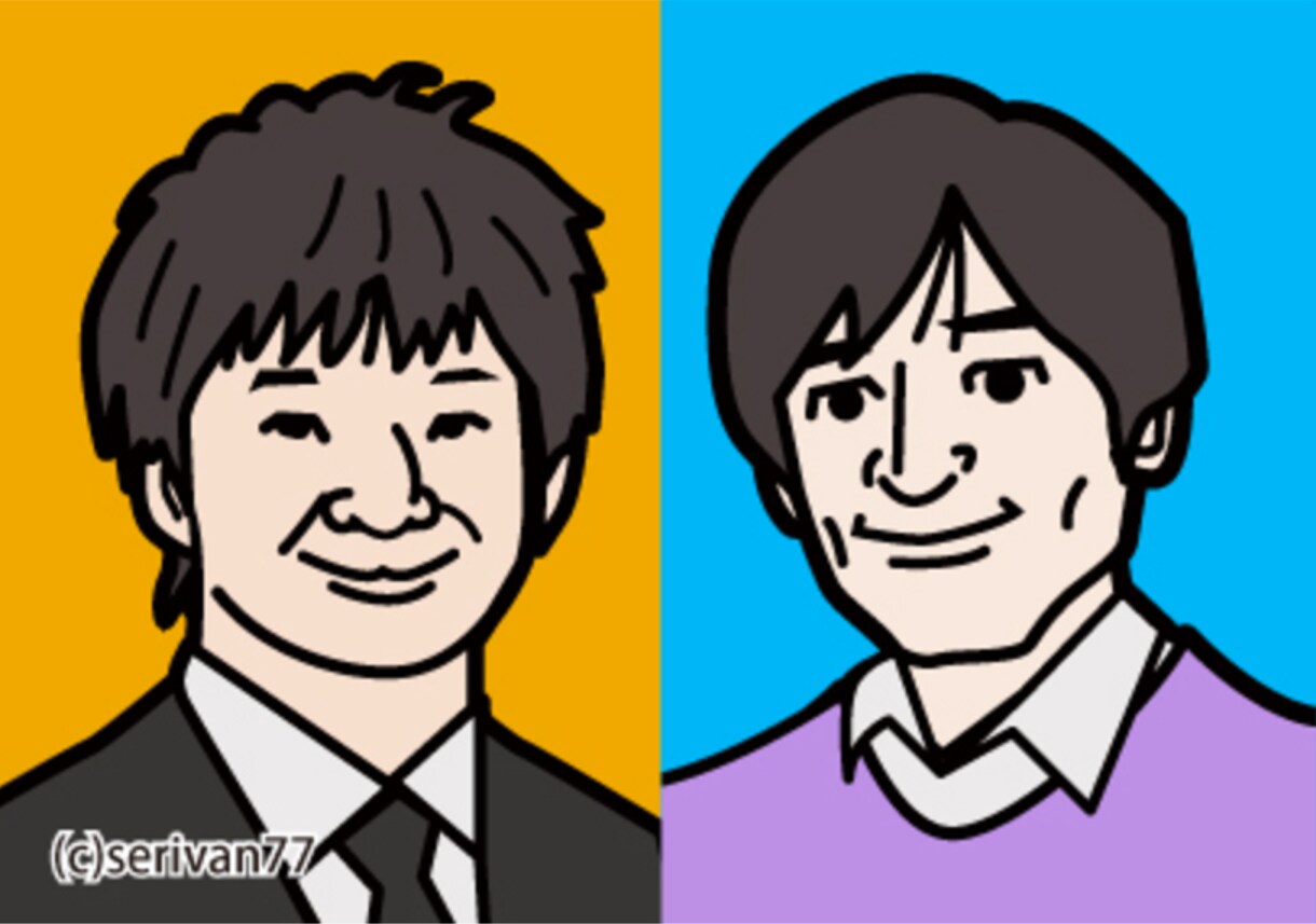 シンプルでソックリな似顔絵を制作します SNSアイコンに最適！一目でわかるイラストでPRしませんか？ イメージ5