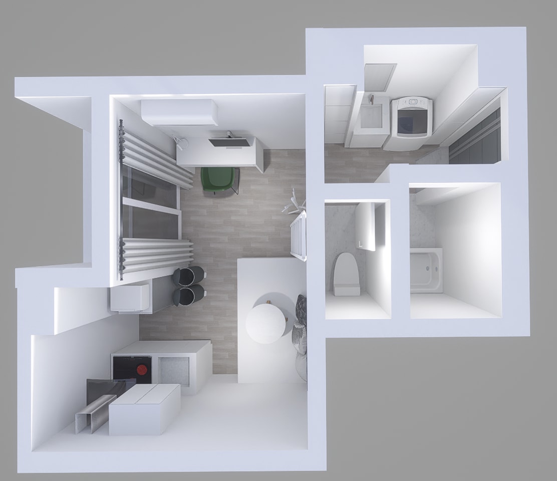 民泊に必要な室内3Dパースや非常経路図を作成します イメージをリアルな形に立ち上げてみませんか イメージ1
