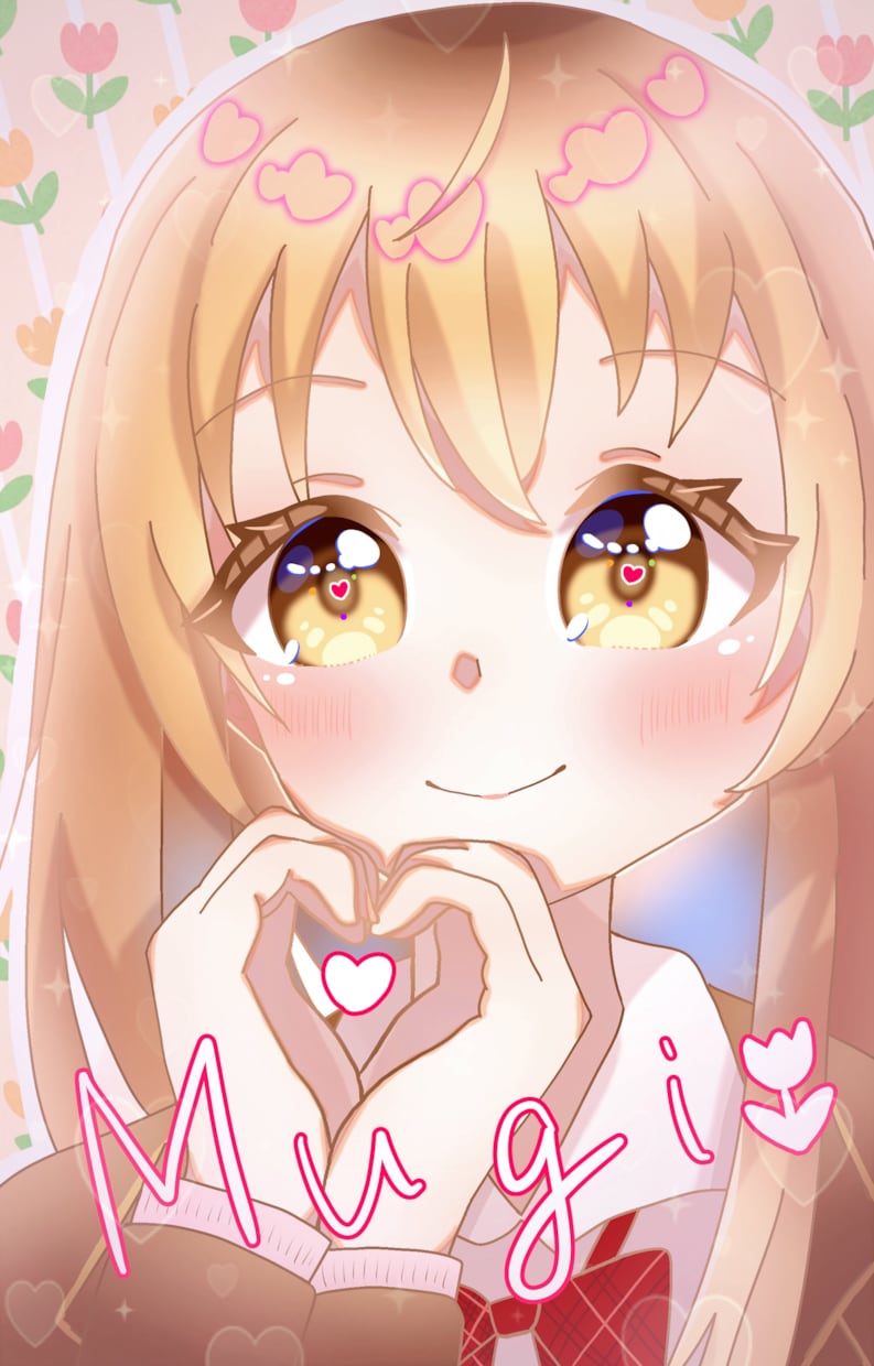 アイコン、バストアップ、歌ってみたイラスト描きます 【最短即日納品！】かわいい女の子描きます！ イメージ2