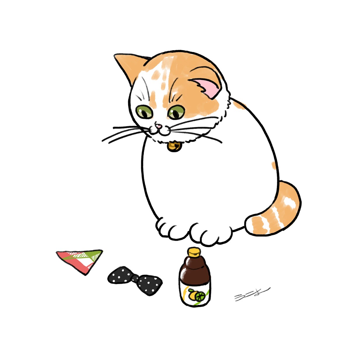 商用可◎グッズ◎ゆるい動物イラストお描きします ペットイラスト/アイコン/待受画面/お祝い/ギフト/思い出に イメージ7