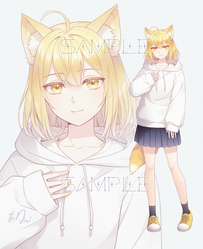 キャラクターや一枚絵をお描きします [繊細なタッチと透明感のある色彩でキャラの魅力を表現します] イメージ7