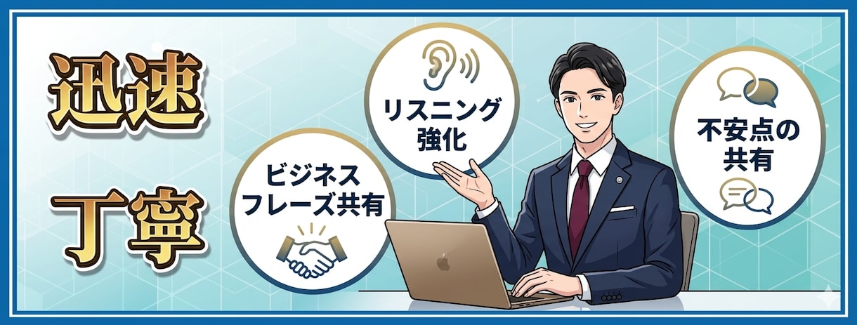 海外営業の英語対応を改善します 価格・納期・クレーム対応も実務目線で改善 イメージ1