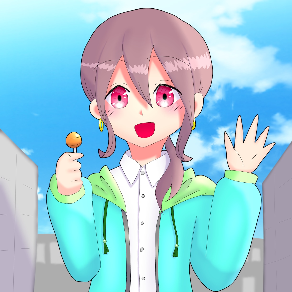 キラキラお目目に自信あり！イラスト描きます アイコン、ヘッダー、立ち絵、グッズなど！商用利用OK！ イメージ2
