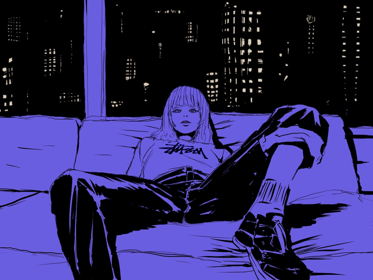 かっこいい系のイラスト描きます 元マンガ家上がりのデザイナー兼イラストレーターです。 イメージ4