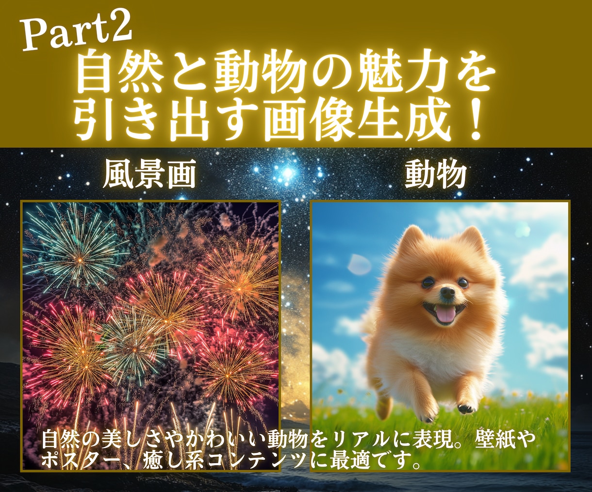 あなたが思い描く理想のAI画像、プロが形にします 【修正無制限】一万枚以上の生成実績！“理想の1枚”を作ります イメージ3