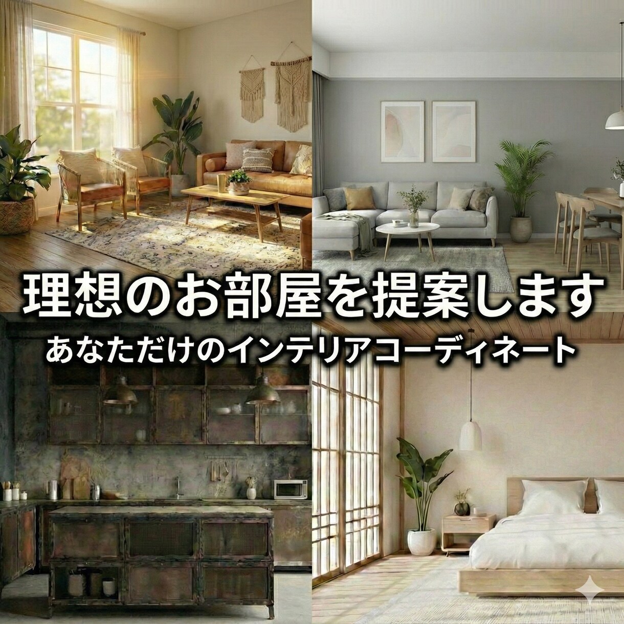 あなた好みのお部屋の完成イメージ画像を提供します （夢のある生活に向けお手伝いいたします） イメージ1
