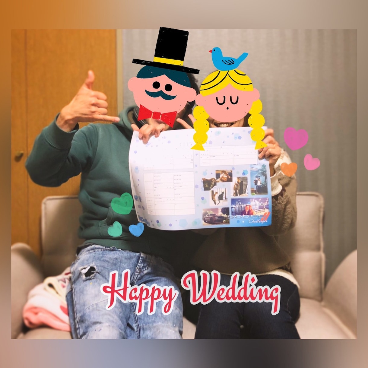 オーダーメイド オリジナル婚姻届けお作りします 特別な書類だからこそ拘りたい！そんなお二人の婚姻届です。 イメージ4