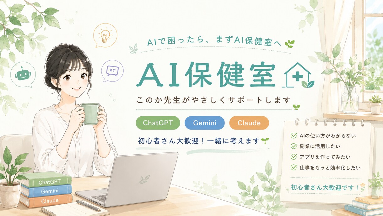 AI初心者のお悩み、一緒に解決します AI初心者の「分からない」を解決します イメージ1