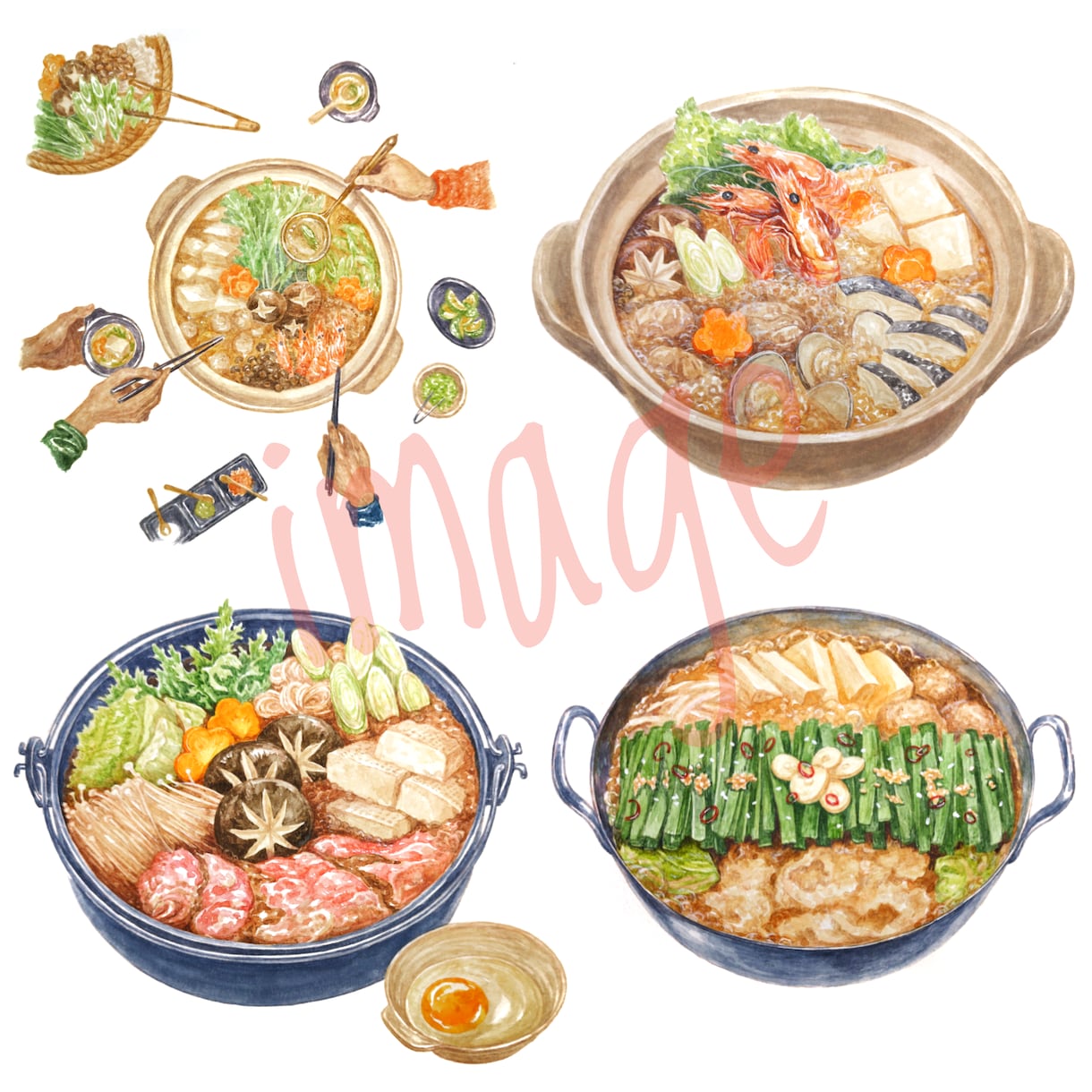 商用OK！食べ物イラスト制作致します 集客 店舗メニュー紹介用に アイコン用など食べ物好きな方にも イメージ4
