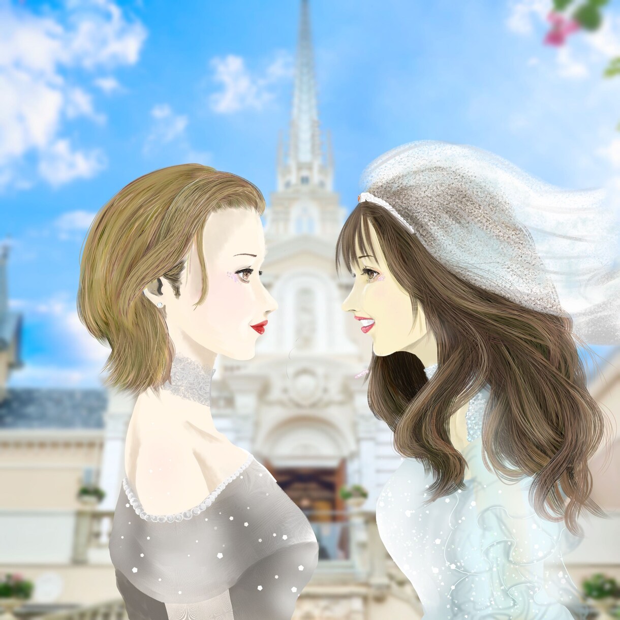風景をメインに制作します 背景も貴方の好みに合わせて描いていきます。 イメージ4
