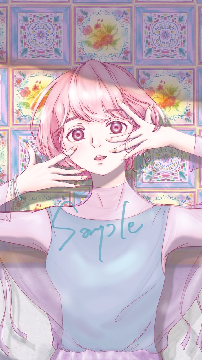 お洒落で素敵なアイコンを描きます 女の子が得意です！ちょっぴり遊び心をプラスしたイラストを提供 イメージ3