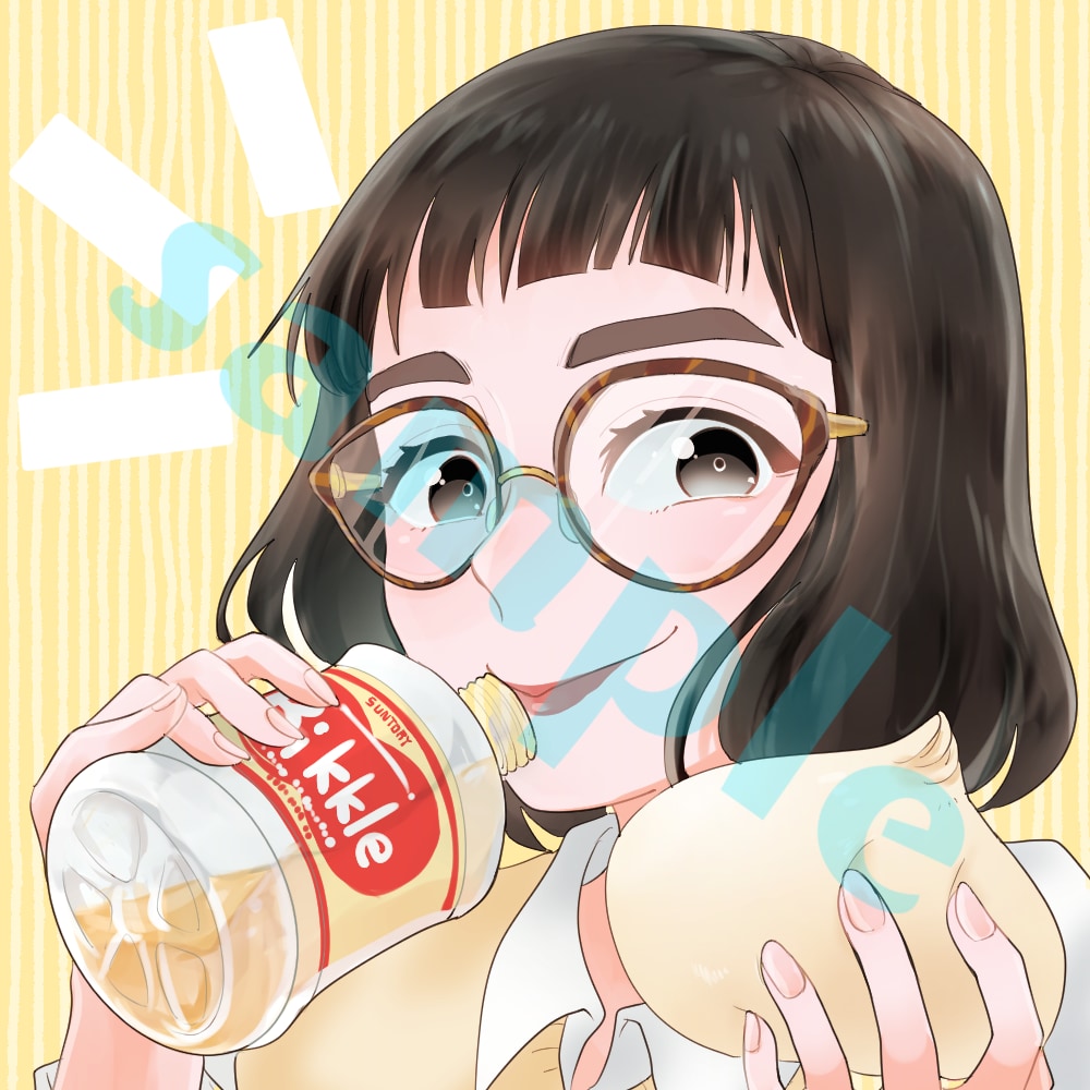 SNS等に◎商用も可◎お好みのイラスト描きます かわいい〜綺麗めまで。オリキャラ、似顔絵風、SD風承ります◎ イメージ4