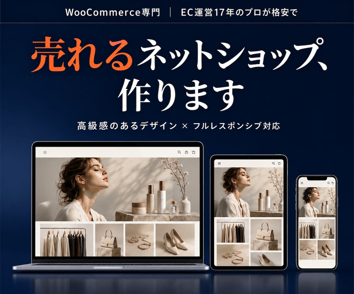 WordPressでECサイト作成します WooCommerceのプロが格安で作成します イメージ1