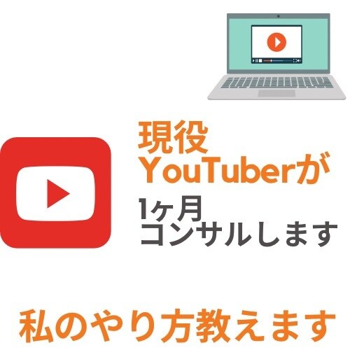 あなたのチャンネル1ヶ月コンサルします 2万人越え現役YouTuberがやり方を徹底伝授！ イメージ1