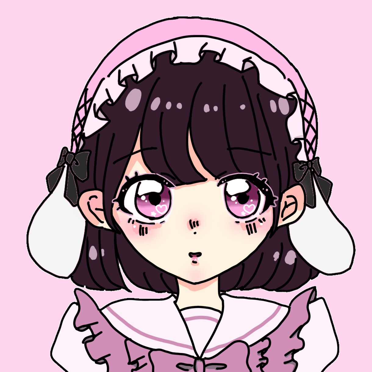 地雷系・量産型女子のあざと可愛いアイコンを描きます あなただけの”可愛い”をお届け♡ イメージ1