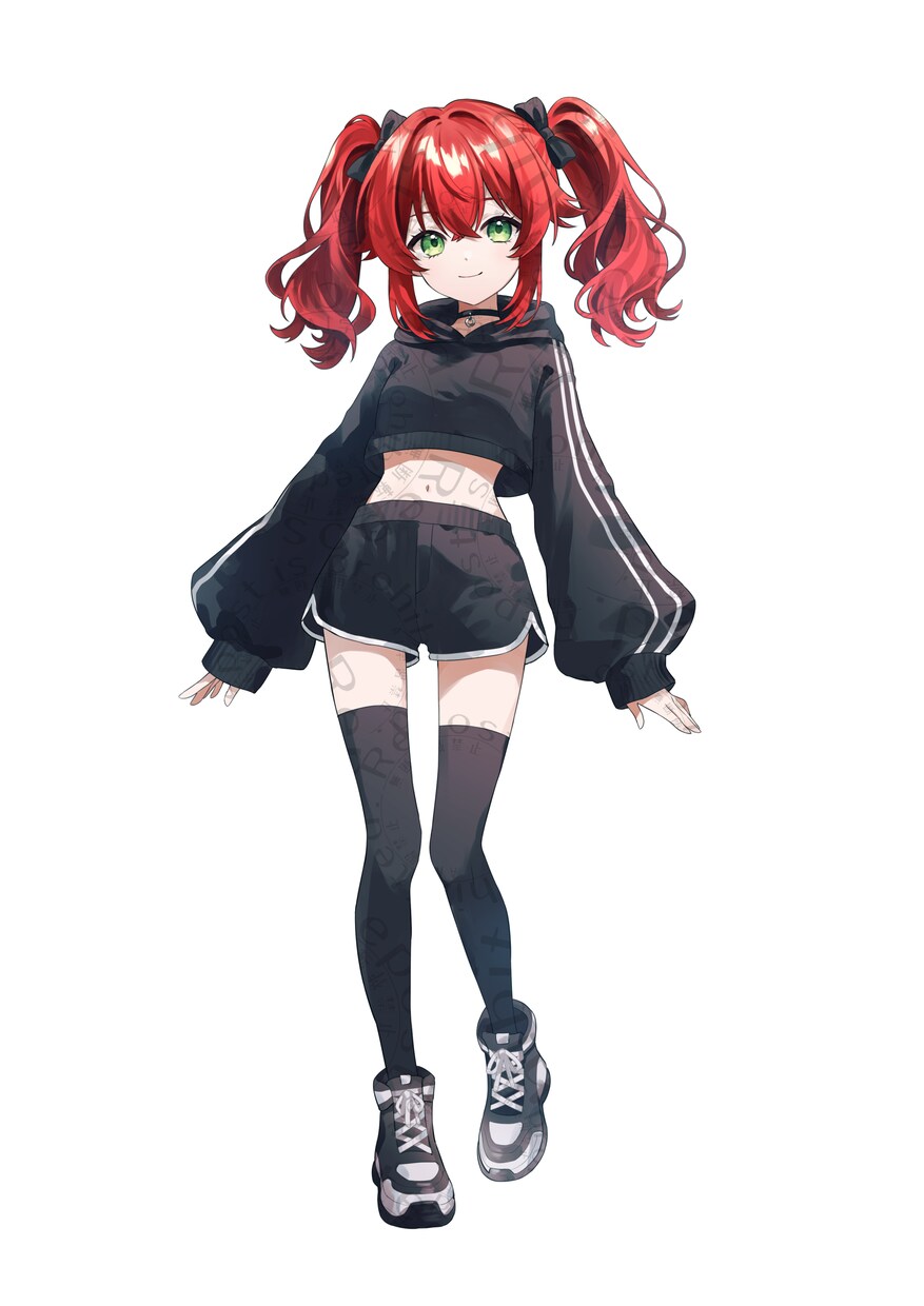 表情6種、アクティブな女の子の立ち絵販売します TRPG,IRIAM,個人観賞用など幅広い用途に イメージ2