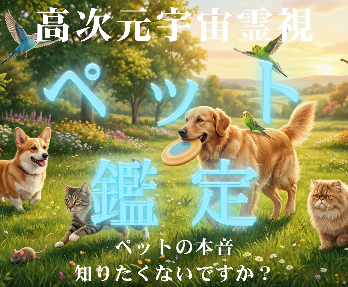 魂のカルテを作成し高次元波動で心身を読み解きます 「なぜ私を選んだの？」前世から続くペットとの魂の契約を解明 イメージ1