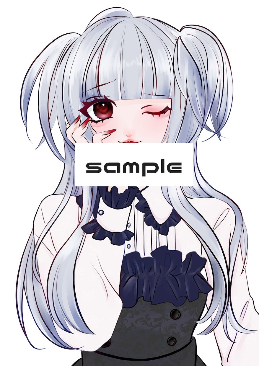 おすすめ/世界観のあるおんなのこ描きます きらきらした子が得意です/透明感イラスト イメージ6