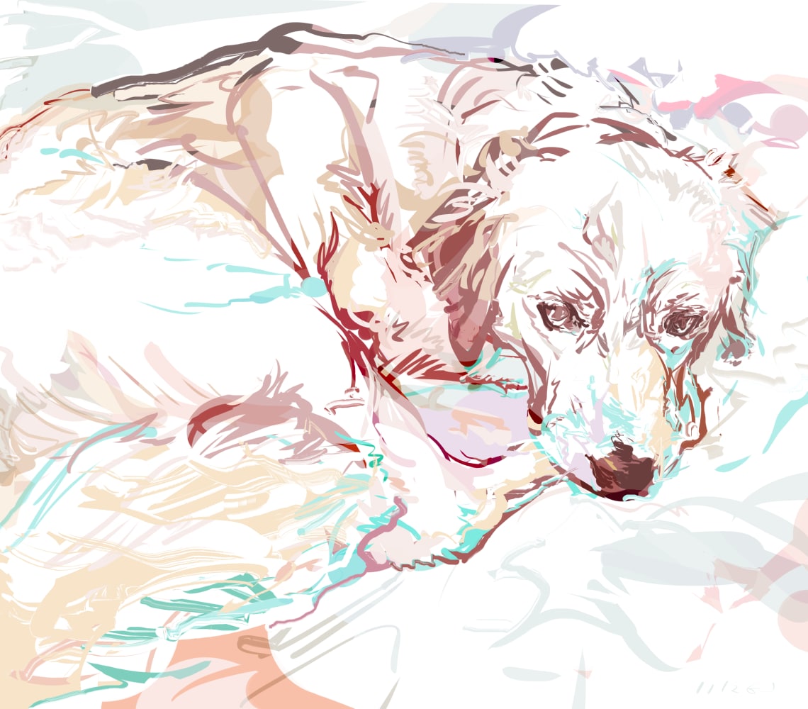 愛犬さんのイラスト お写真を元にかきます 満枠の場合はこちらに。カード、はがき、グッズなどにも イメージ8