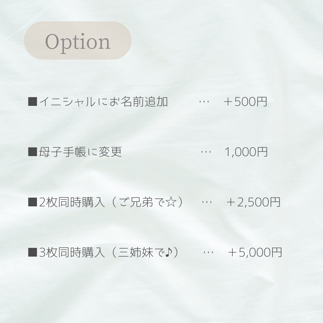 選べるデザイン♪おくすり手帳カバーを作ります セミオーダーでオリジナルのおくすり手帳を作りませんか？ イメージ9