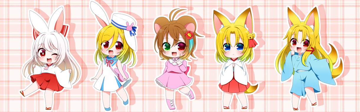 デフォルメイラスト描きます SNS用アイコン、グッズ、動画用など使用可 イメージ5