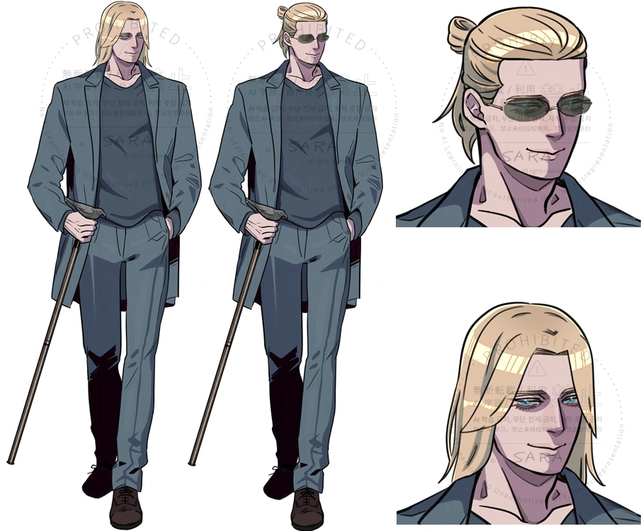 耽美少年～中年までイラスト・夢絵・アイコン承ります 貴方の推しをゼロから丁寧にビジュアル化致します♡贈り物にも◎ イメージ3
