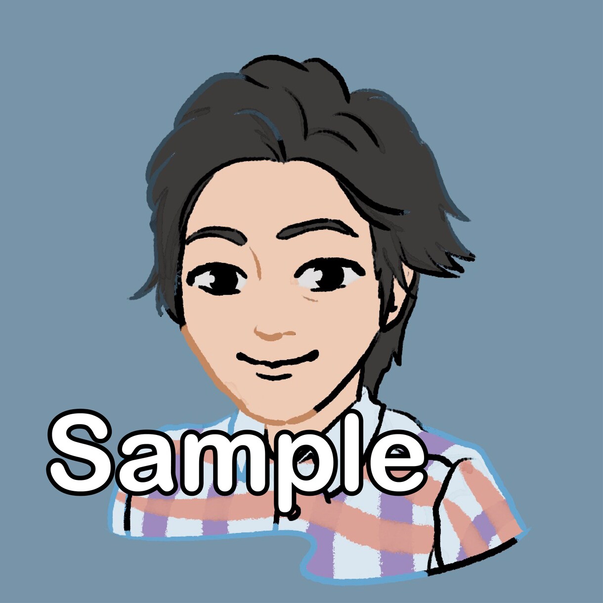 あなたの似顔絵をポップな雰囲気で描きます SNSのアイコンやプレゼントにどうぞ✧︎*。 イメージ3