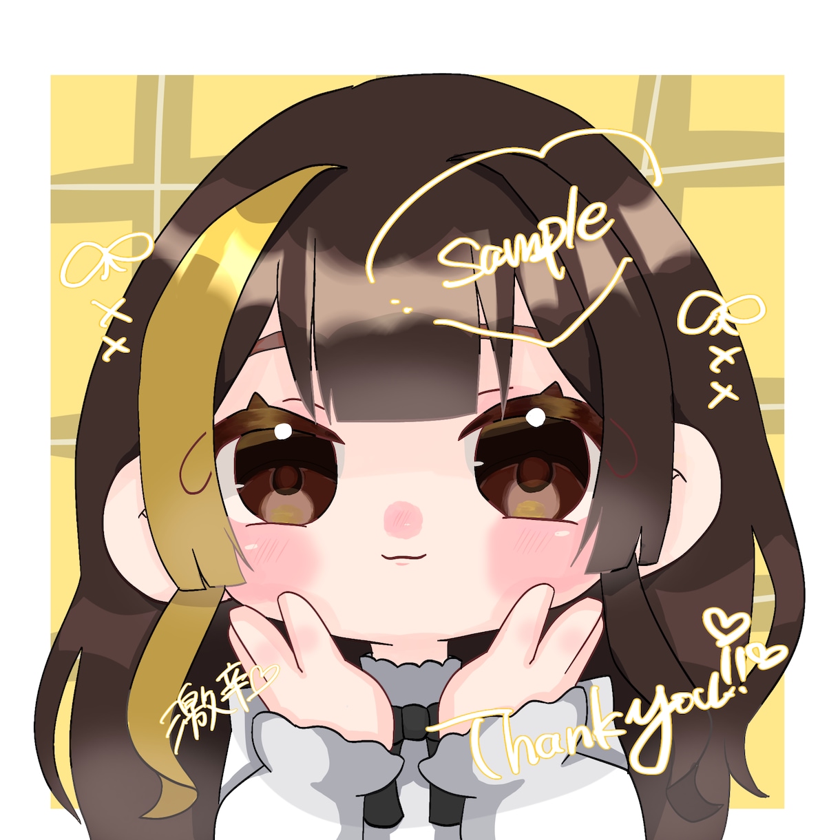ゆるかわいいSDイラスト制作します 普段¥1500~のところ、一律¥1000でご依頼可能です！ イメージ2