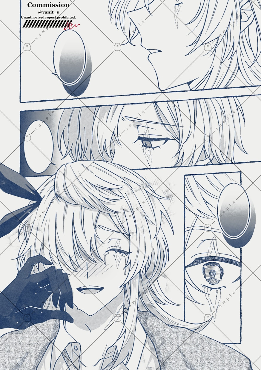 モノクロ漫画制作します オリジナルキャラクターの漫画制作します イメージ4