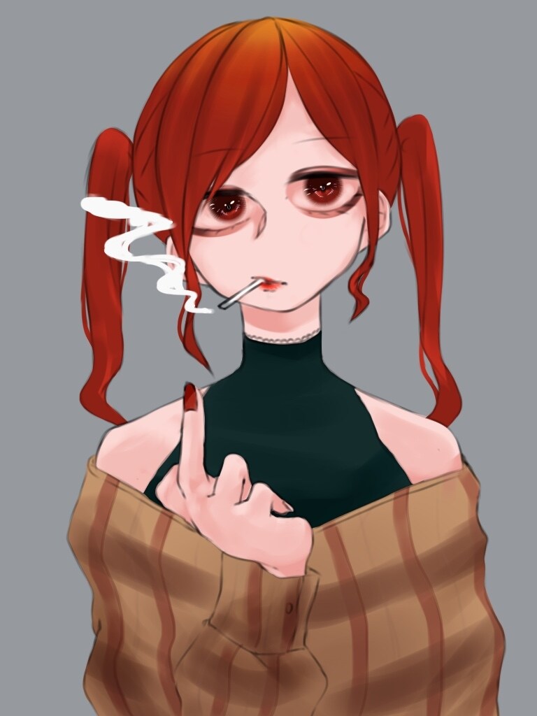 女の子の一枚絵 描きます 気の強い女の子のイラストを見たい方へ イメージ2