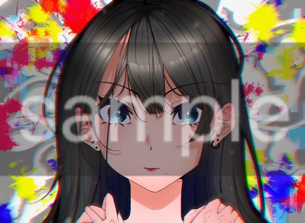 印象的なアイコン描きます たくさんの方の目を惹くイラストを！ イメージ1