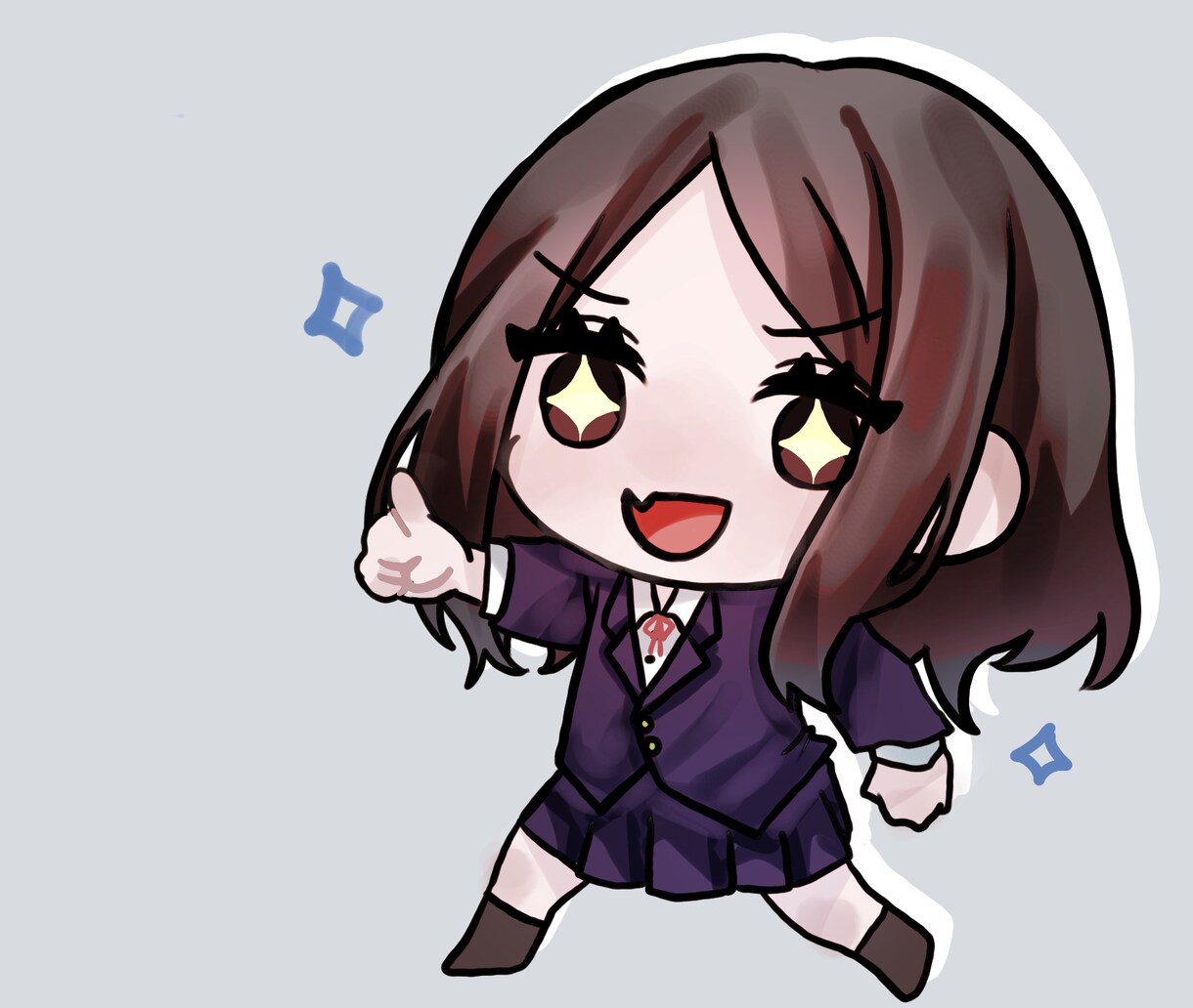 ゆる〜い感じでアイコンを描きます あなたのミニキャラをご要望にそって３日以内に描きます！ イメージ6