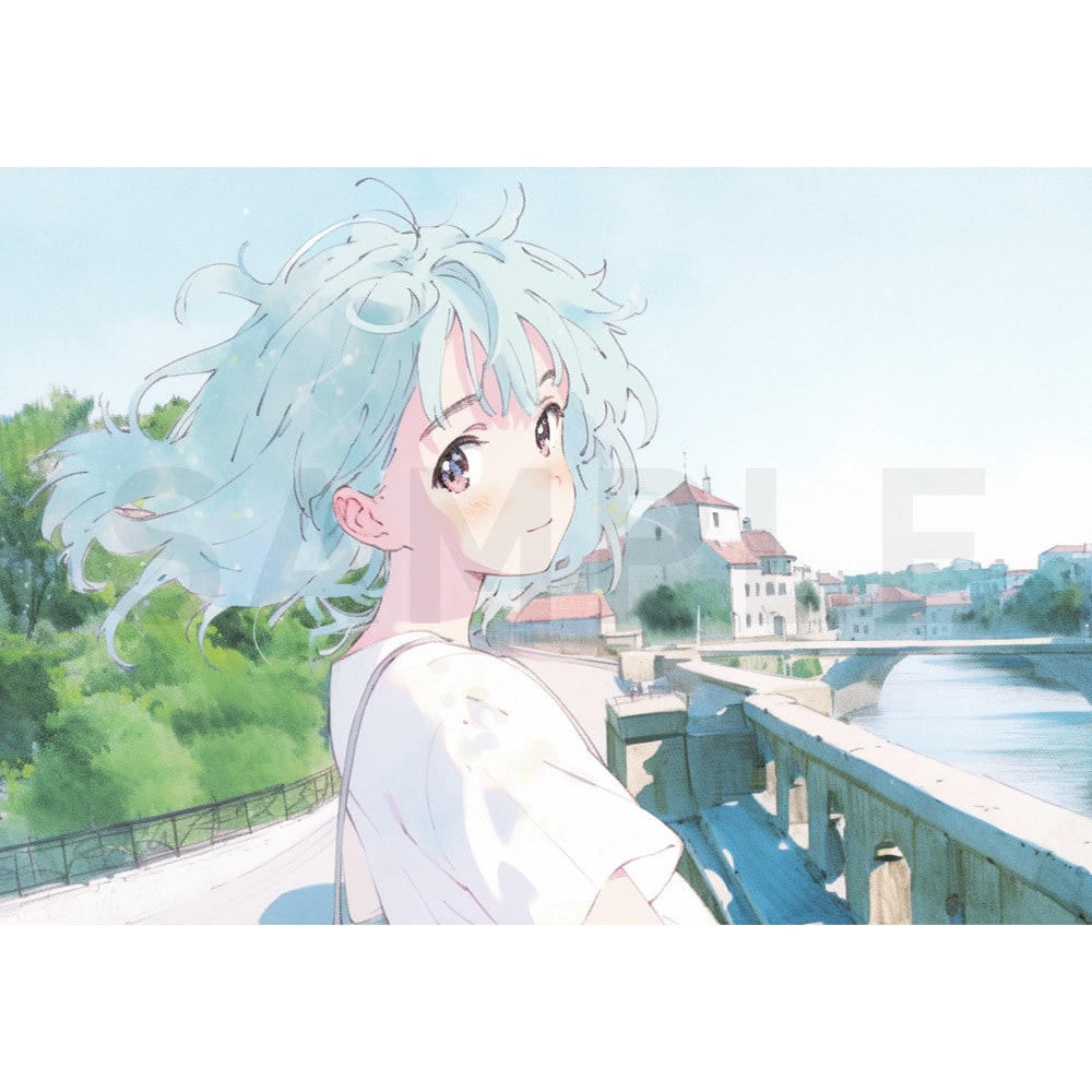 透き通るような、淡く儚い青春色のイラストを描きます 【君の名は。】や【あの花】風の、爽やかなファンタジー画の制作 イメージ5