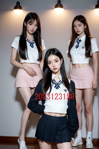 AIで作成した女子高生の集合写真を販売します 実写では撮影、商用利用が難しい女子高生の集合写真販売 イメージ9