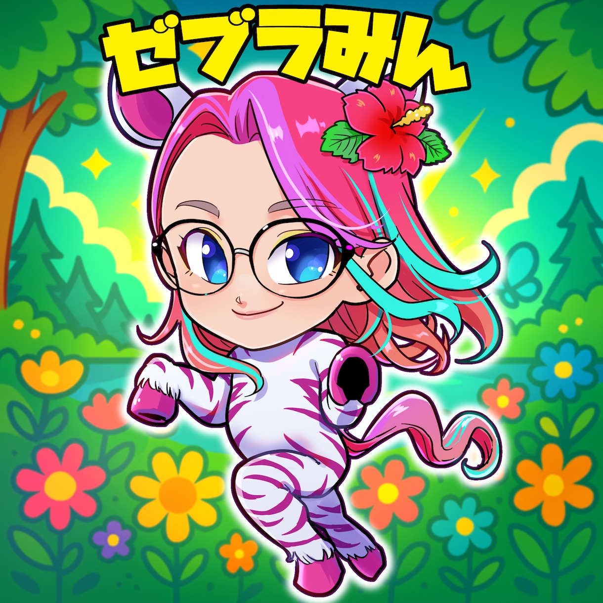 ビックリマン風デフォルメ似顔絵お描きいたします SNSのアイコンやプレゼントなどにどうぞ♪ イメージ3