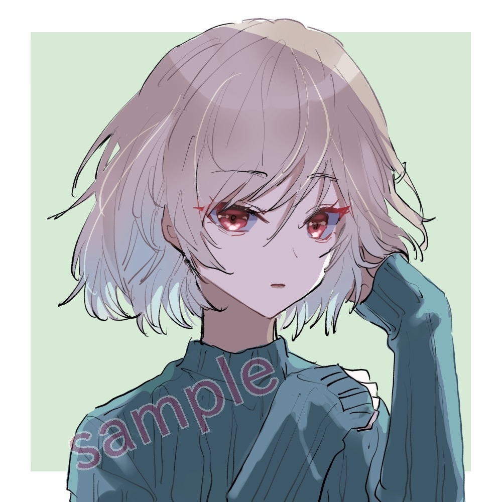 SNS等で使える！アイコンイラスト描きます シンプルだけど見やすいアイコンイラストを作成します！ イメージ1