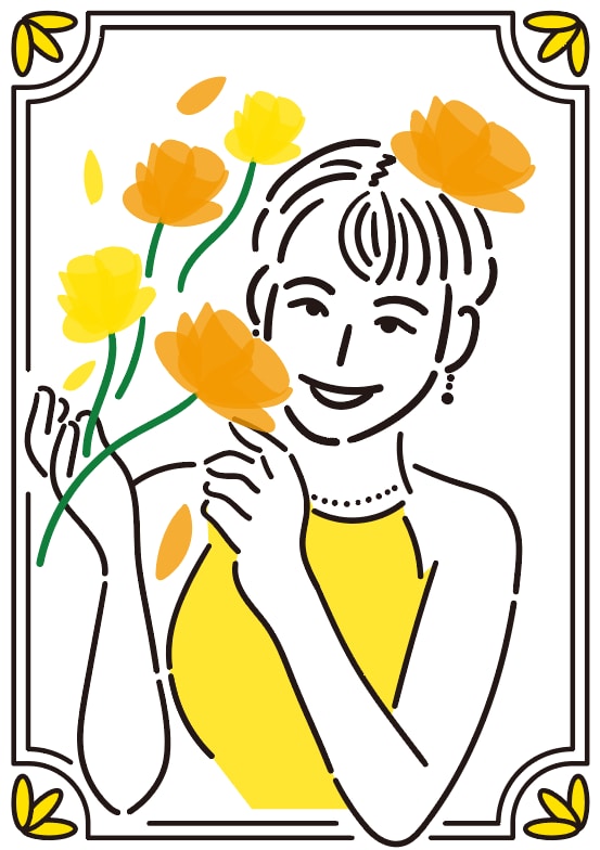 SNS用シンプルオシャレかわいいイラスト作成します インスタやツイッターのアイコンなどなんでも！かわいい！お花！ イメージ2