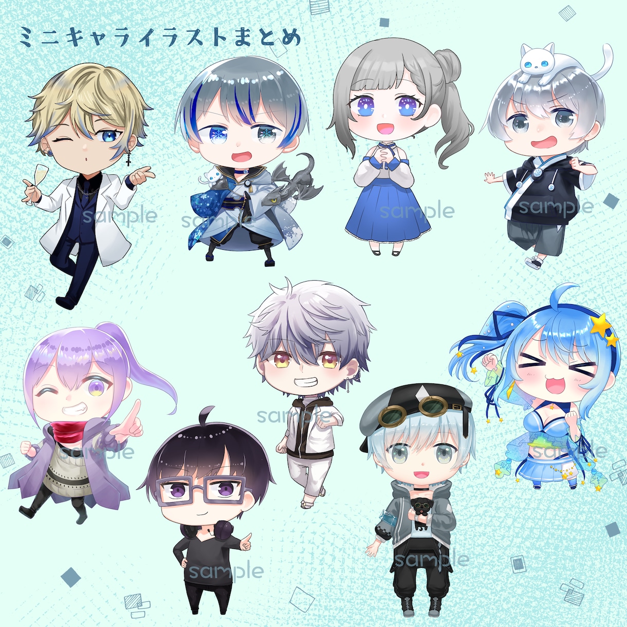 ミニキャラ制作します グッズやイベント返礼品にオススメです！ イメージ6