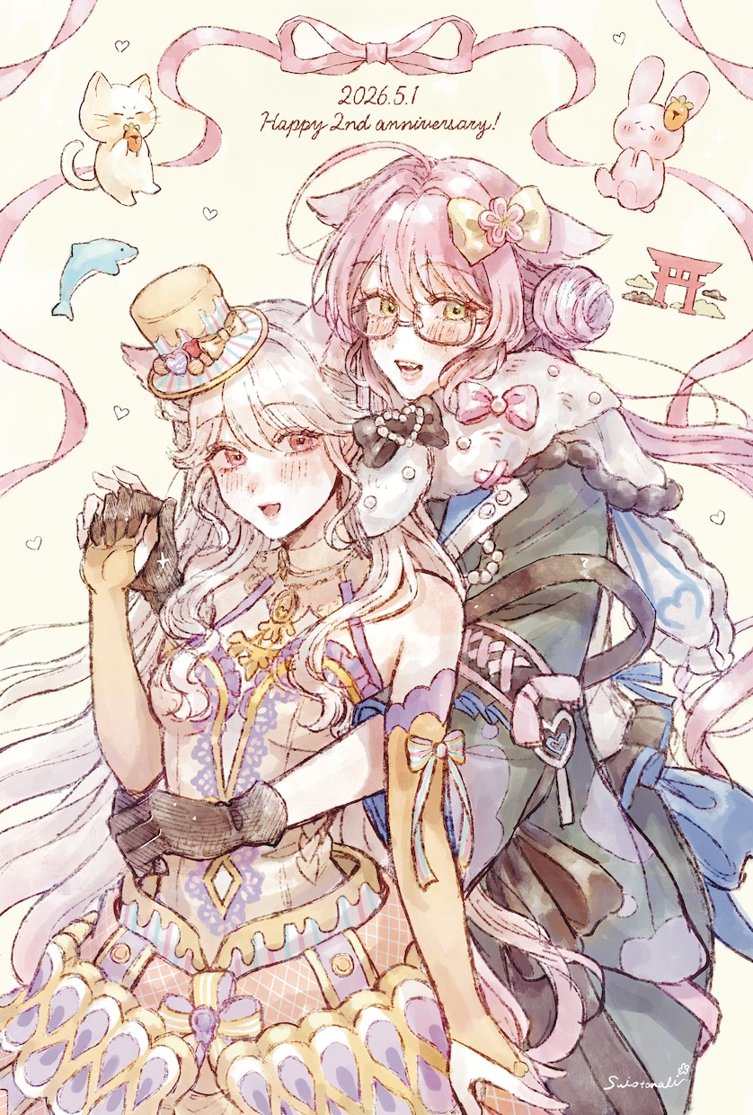 アナログ風で、きらきら艶感のあるイラストを描きます ご要望に合わせて作成します 1枚絵やアイコン・動画サムネに◎ イメージ1