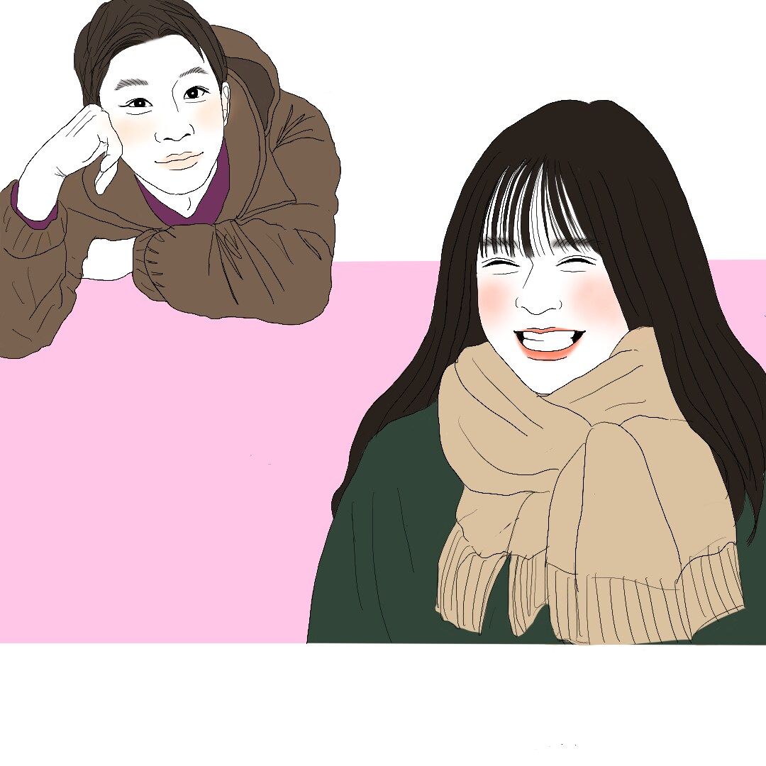 喜んでいただける似顔絵を描きます アイコン、待ち受けにしたりプレゼントいかがでしょうか⭐︎ イメージ3