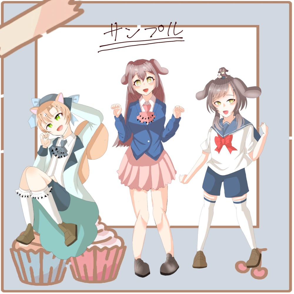 TRPGやIRIAMの立ち絵描きます [ヒアリング、ラフ画完成後即日納品可能] イメージ2