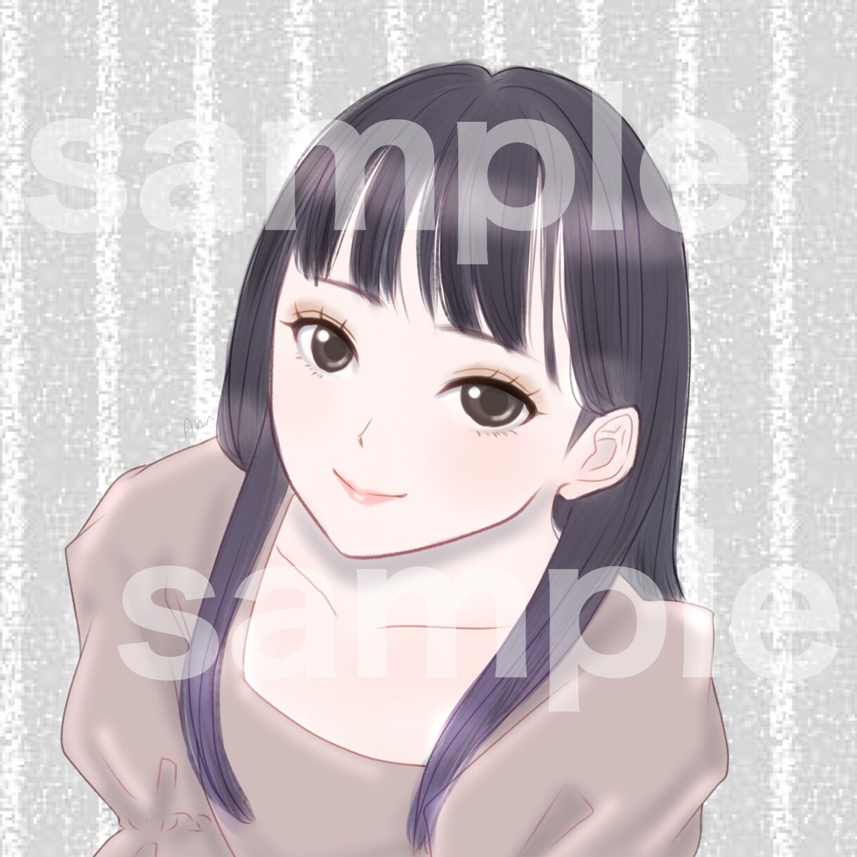 SNS用かわいい女の子アイコン描きます ゆるふわ得意！似顔絵やオリキャラもOK！ イメージ4