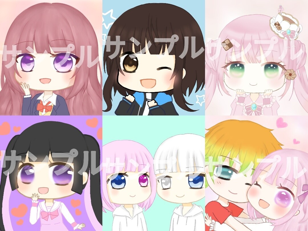 女の子の顔の描き方を教えます 初心者で可愛いキャラを描いてみたい方をサポートします。 イメージ6