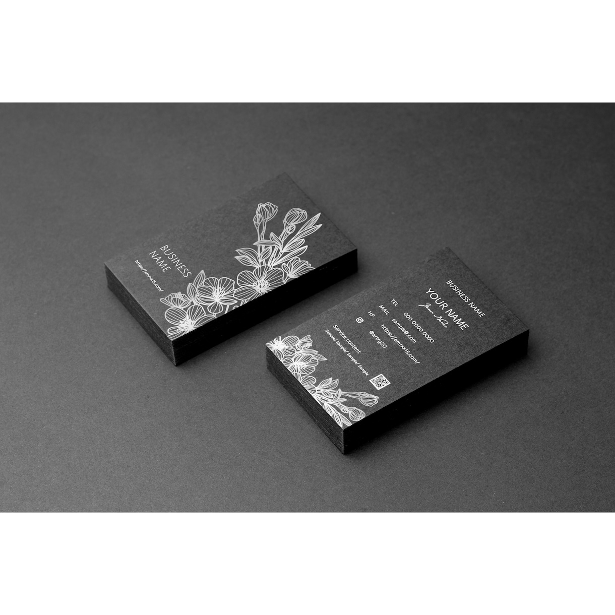 名刺・ショップカード制作します 他にないおしゃれなカード制作致します イメージ1
