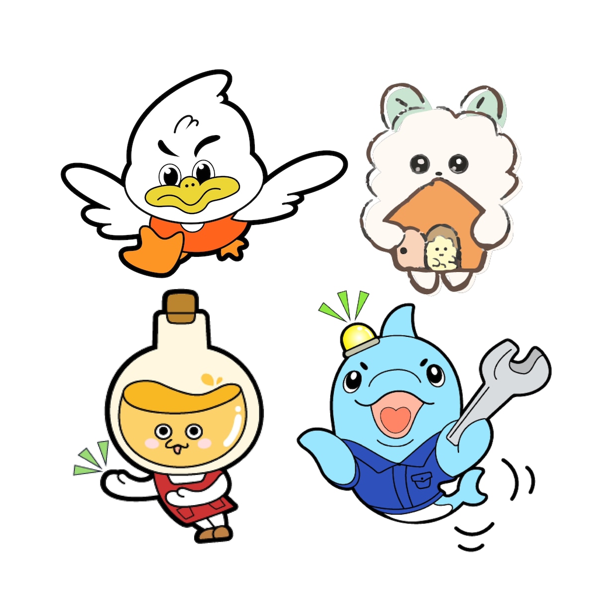 ちょっと変カワイイキャラクター描きます なんか普通のキャラクターと違う！！が欲しいあなたに…◎ イメージ4